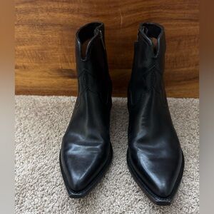 Frye Black Leather Boots